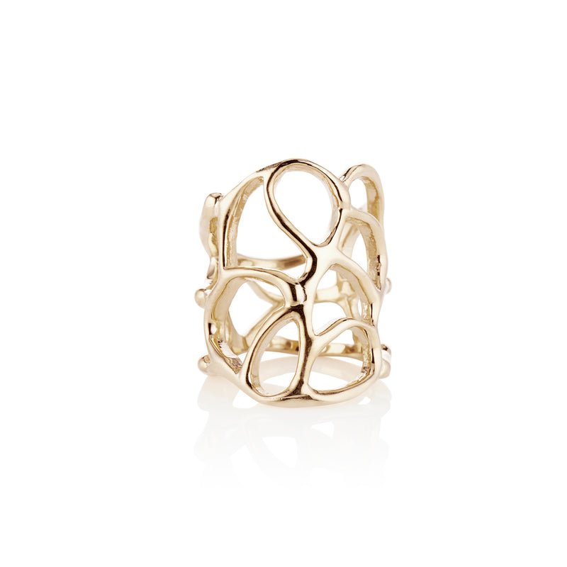 Gold Anguilla Ring