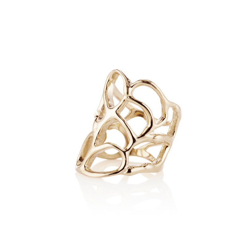 Gold Anguilla Ring