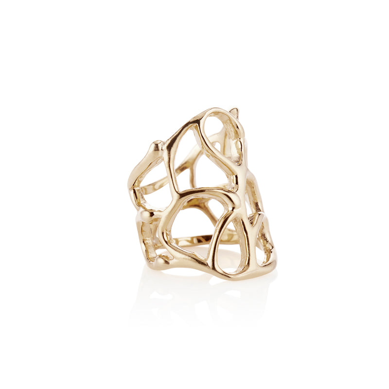 Gold Anguilla Ring