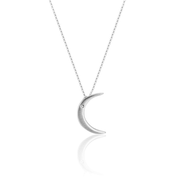Tiny Moon Necklace
