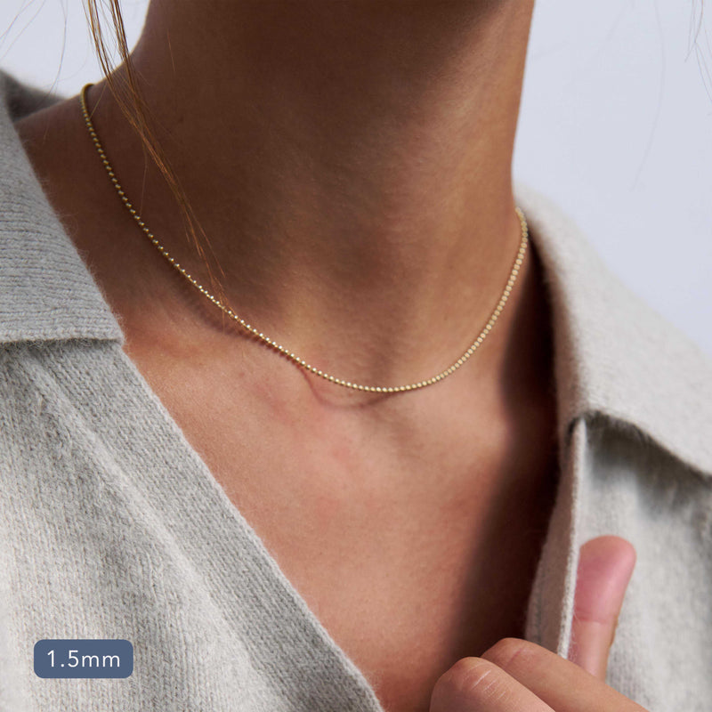 LW Gold Ball Chain – Livewell Design