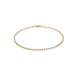 Livewell Gold Ball Chain Bracelet