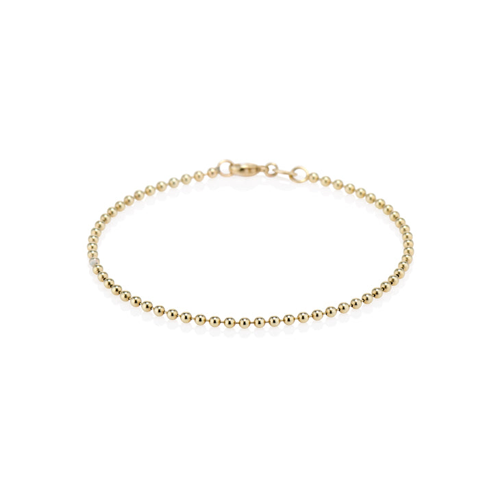 Livewell Gold Ball Chain Bracelet