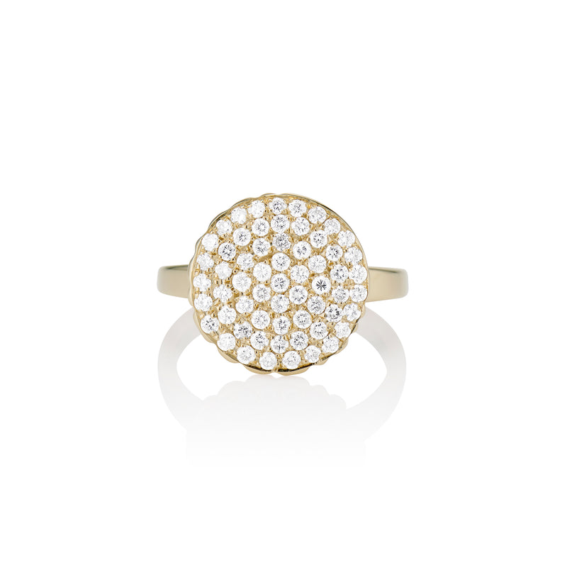 Pave Nailhead Ring