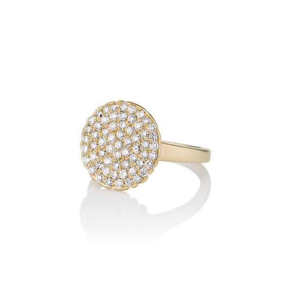 Pave Nailhead Ring